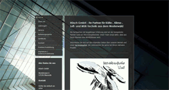 Desktop Screenshot of huesch-klimatechnik.com