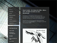 Tablet Screenshot of huesch-klimatechnik.com
